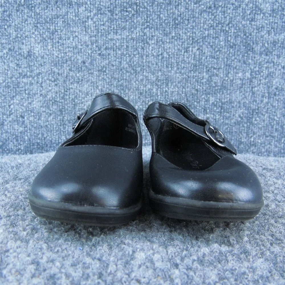 Dream Pairs Girls Mary‎ Jane Shoes Black Synthetic Hook & Loop Size T 7 Medium